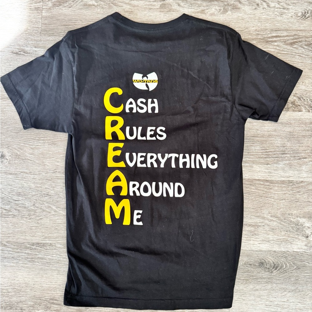 Stance Black Wu-Tang T-Shirt with Yellow and White Graphic